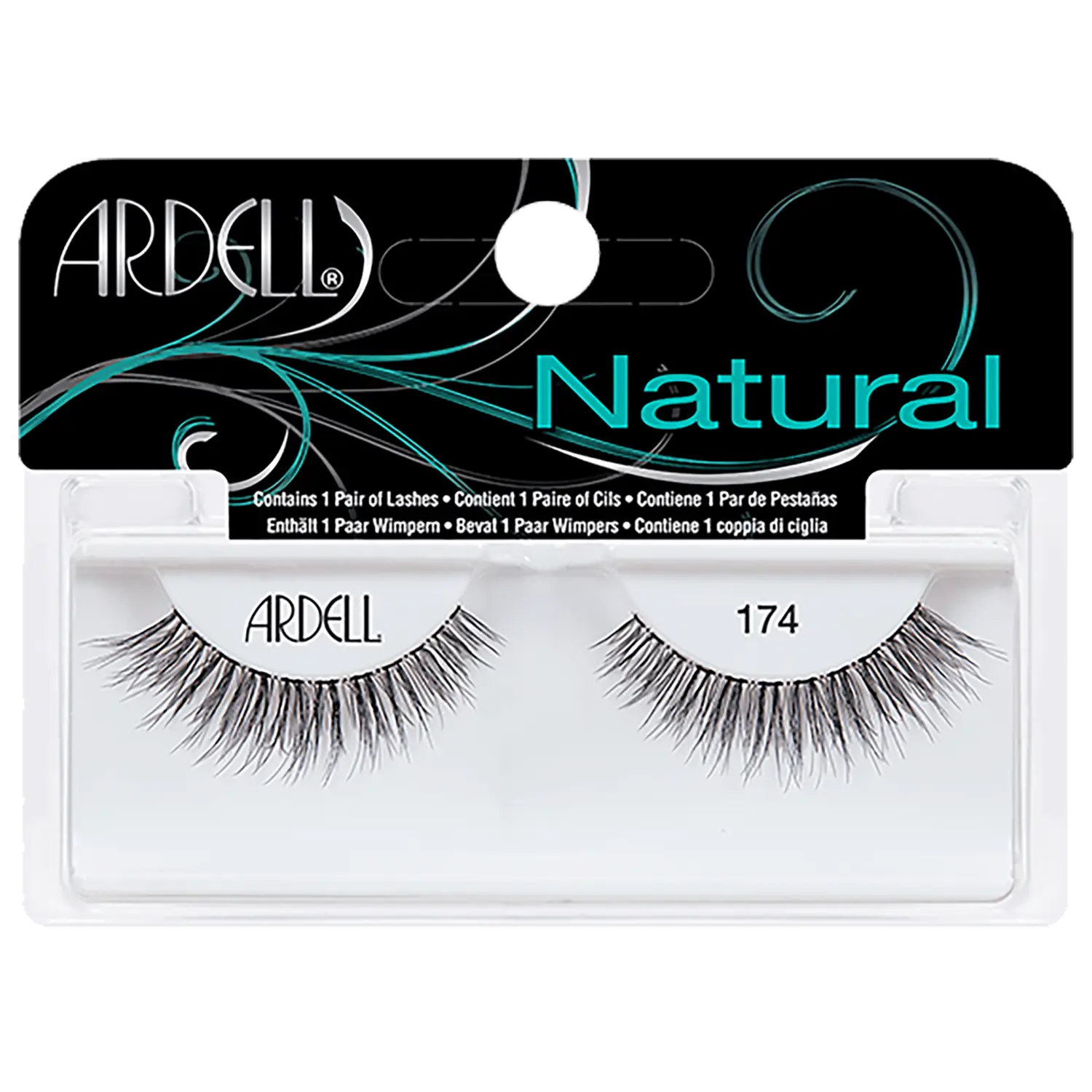 

Накладные ресницы на полоске Ardell Natural 174 Black, 1 упаковка