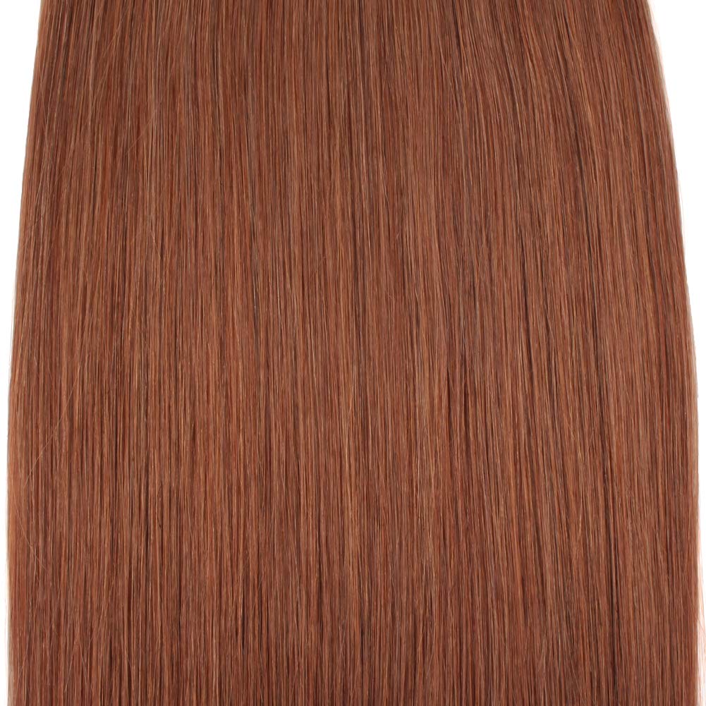 Накладные волосы fashiongirl clip-in extensions #60 platinblond - 65 cm Fashiongirl, #30 rotbraun - 40 cm, количество 1 шт. — фото 2
