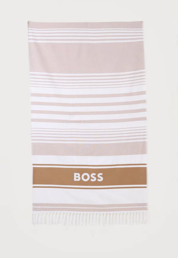Пляжное полотенце унисекс Boss, Medium Beige