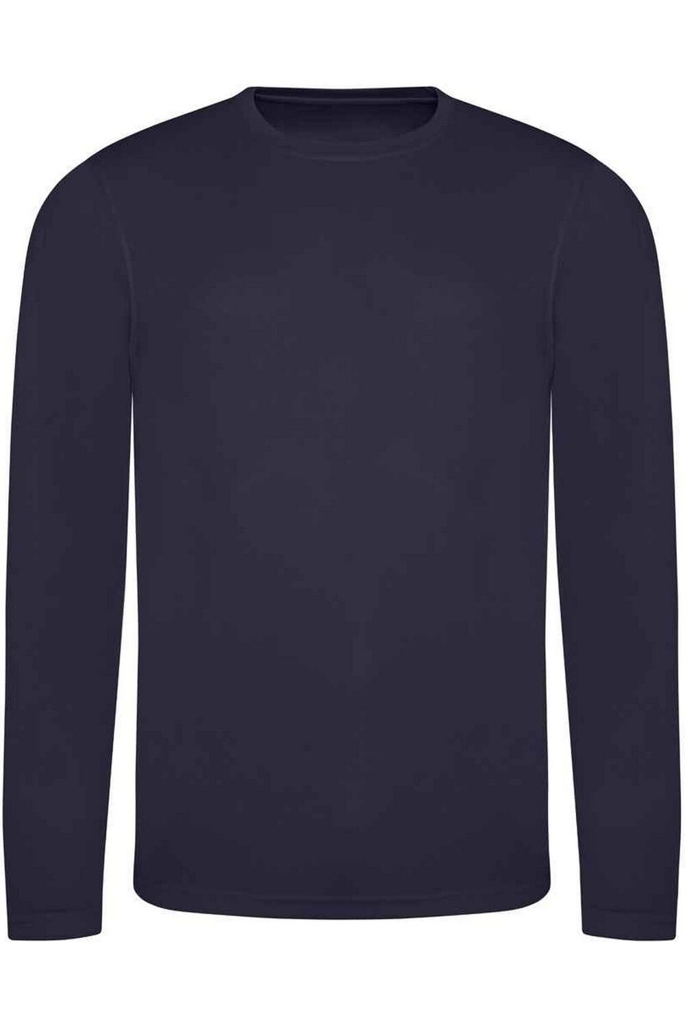 

Лонгслив AWDis Cool Moisture Wicking, темно-синий