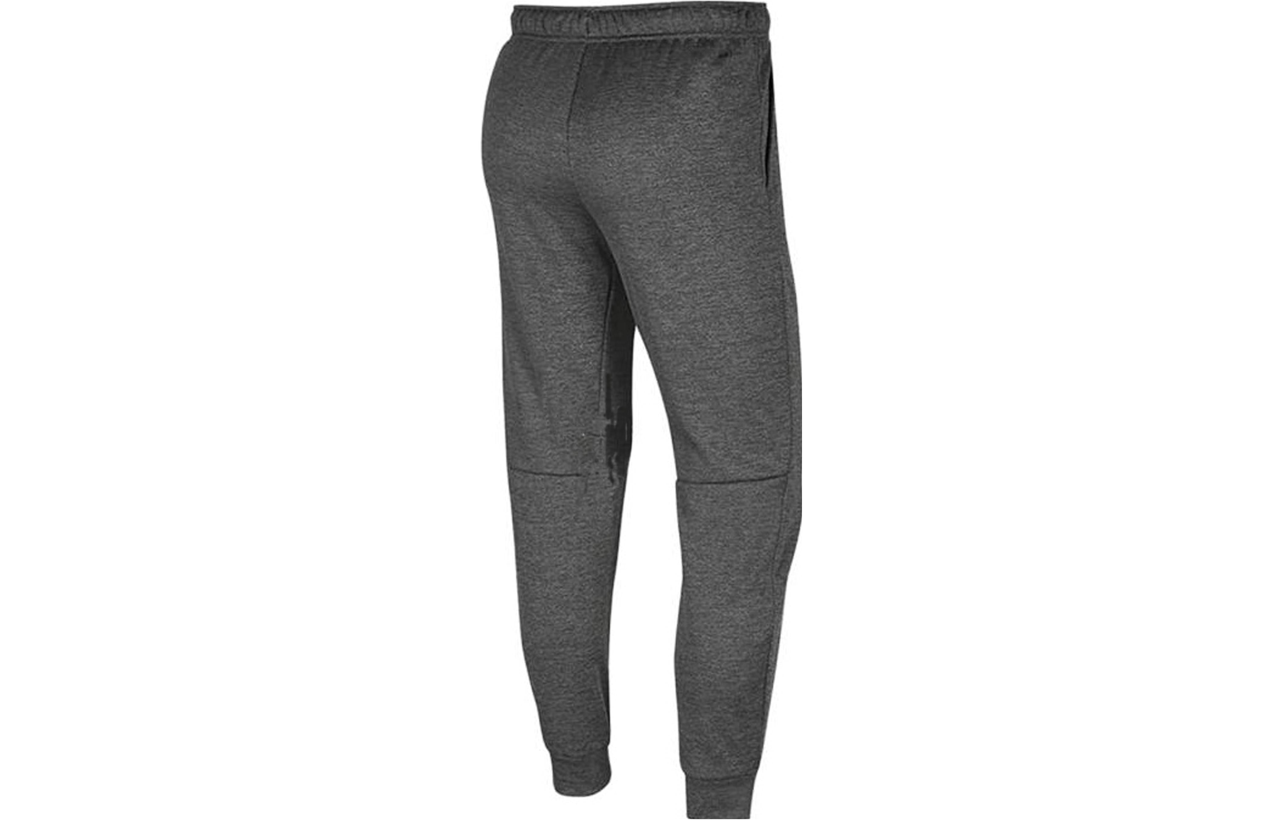 Спортивные брюки Nike logo Cozy Fleece Stay Warm Casual Bundle Feet Sports Pants Black Carbon black CV7740-071 — фото 2