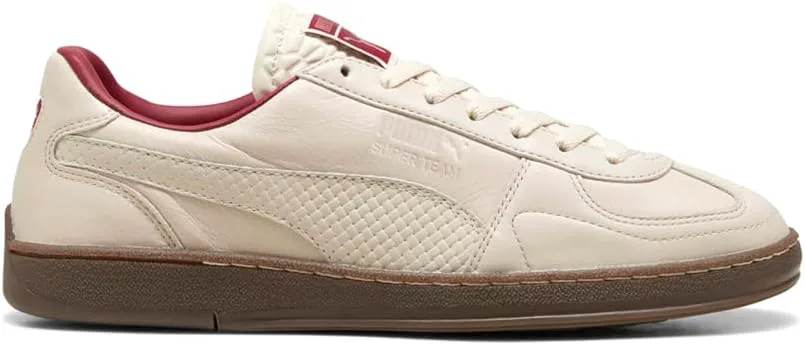 Мужские кроссовки PUMA Super Team из замши с шнуровкой, повседневные - синие, белый