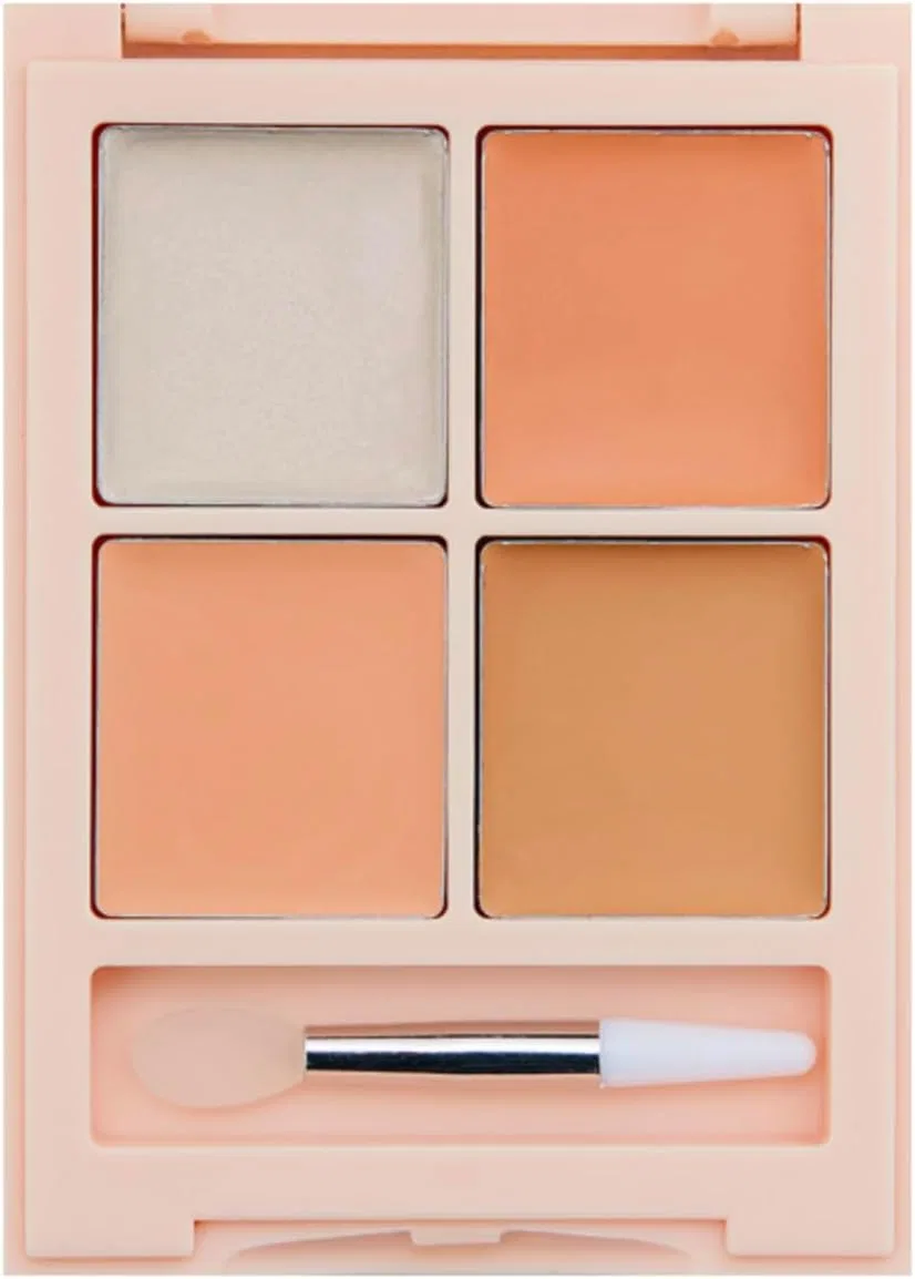 Консилер-палетка 4 цвета Tone Up & Cover, 01 Pink Beige, 8 г