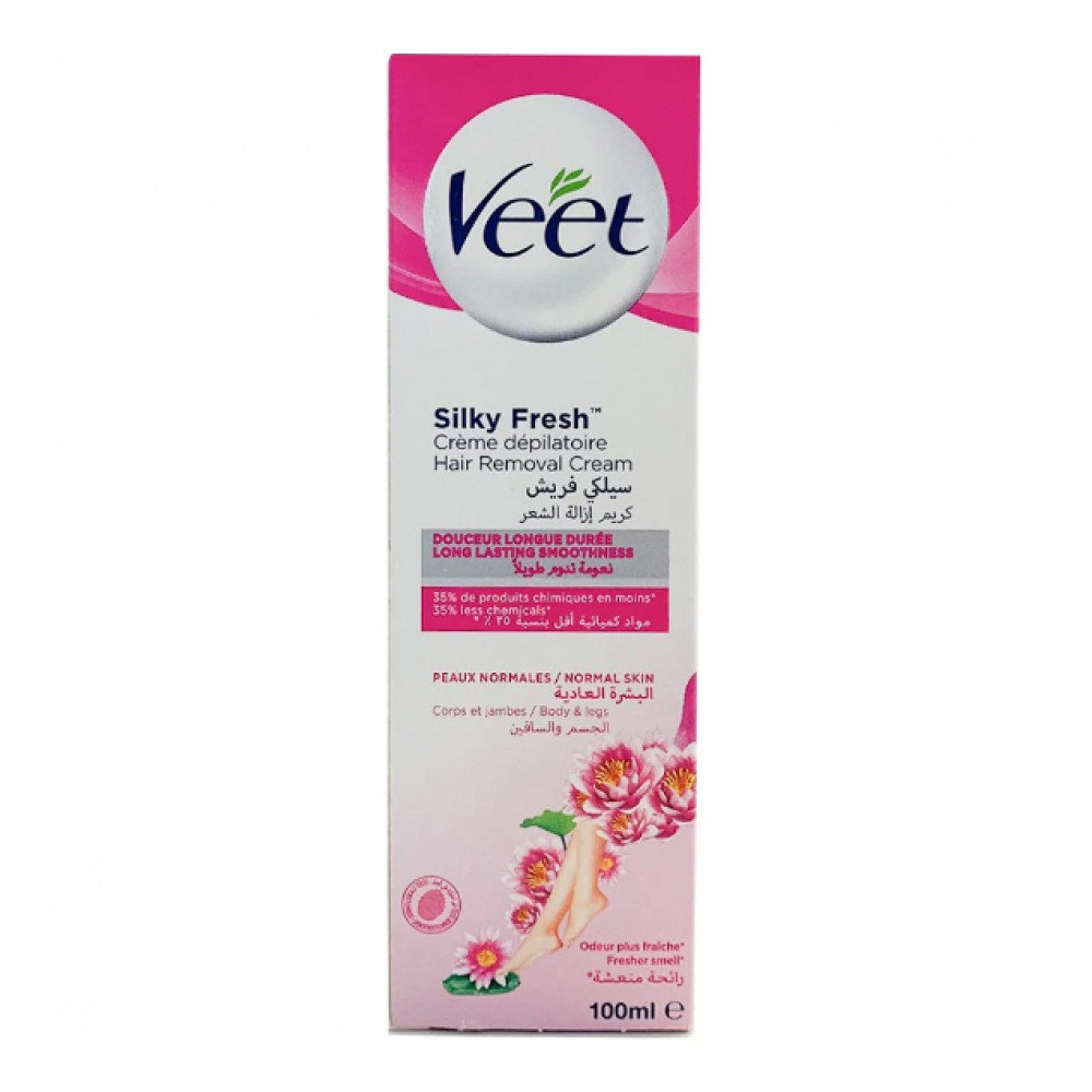 

Veet, Крем для депиляции Silky Fresh, нормальная кожа, 100 мл