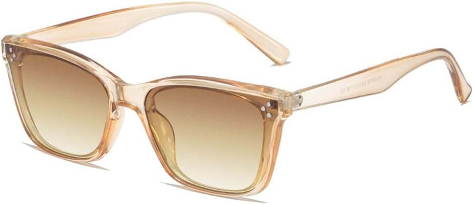 

Солнцезащитные очки 2027 года для женщин, винтажные солнцезащитные очки в крупной оправе для мужчин, очки для вождения, очки с градиентными линзами MTZJH, C3 Champagne Tea