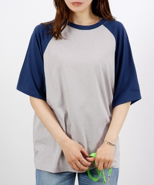 

Футболка-реглан с рукавом 5/8 CLOTHY, темно-синий