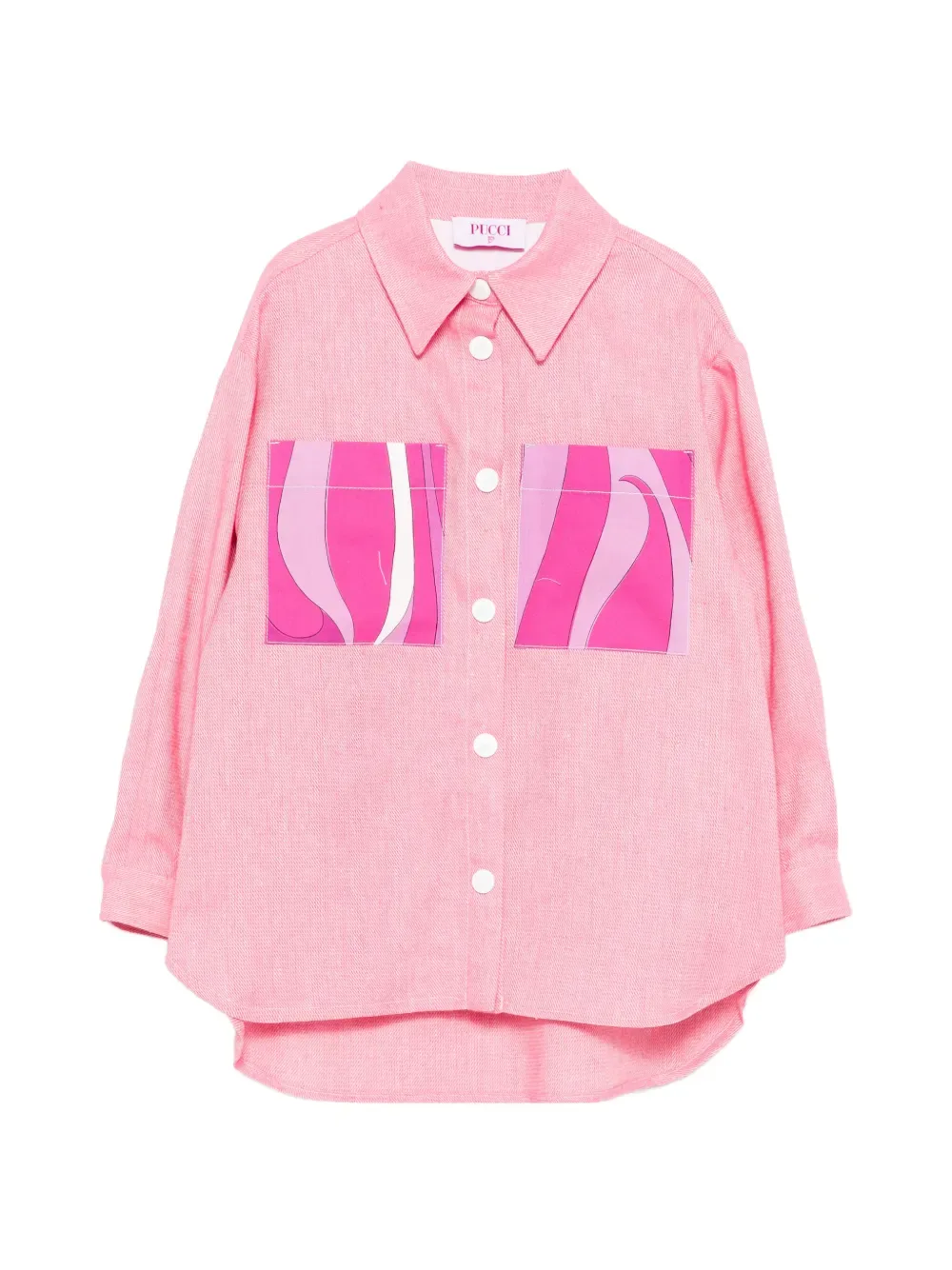 Куртка с нагрудным карманом PUCCI Junior, розовый