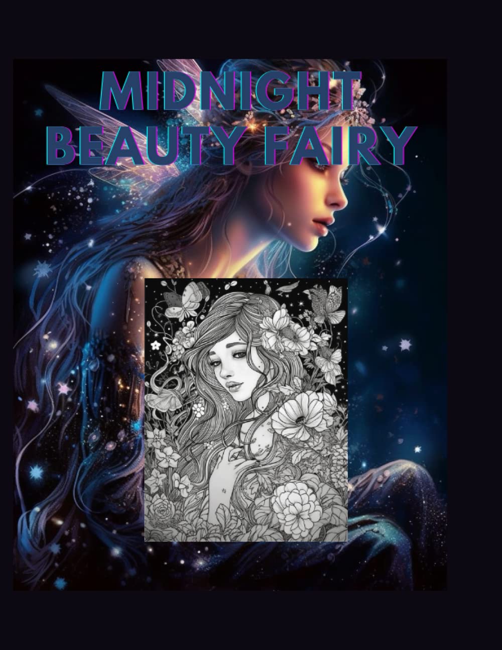 

50 Midnight Beauty Fairy Coloring Pages (Independently published)