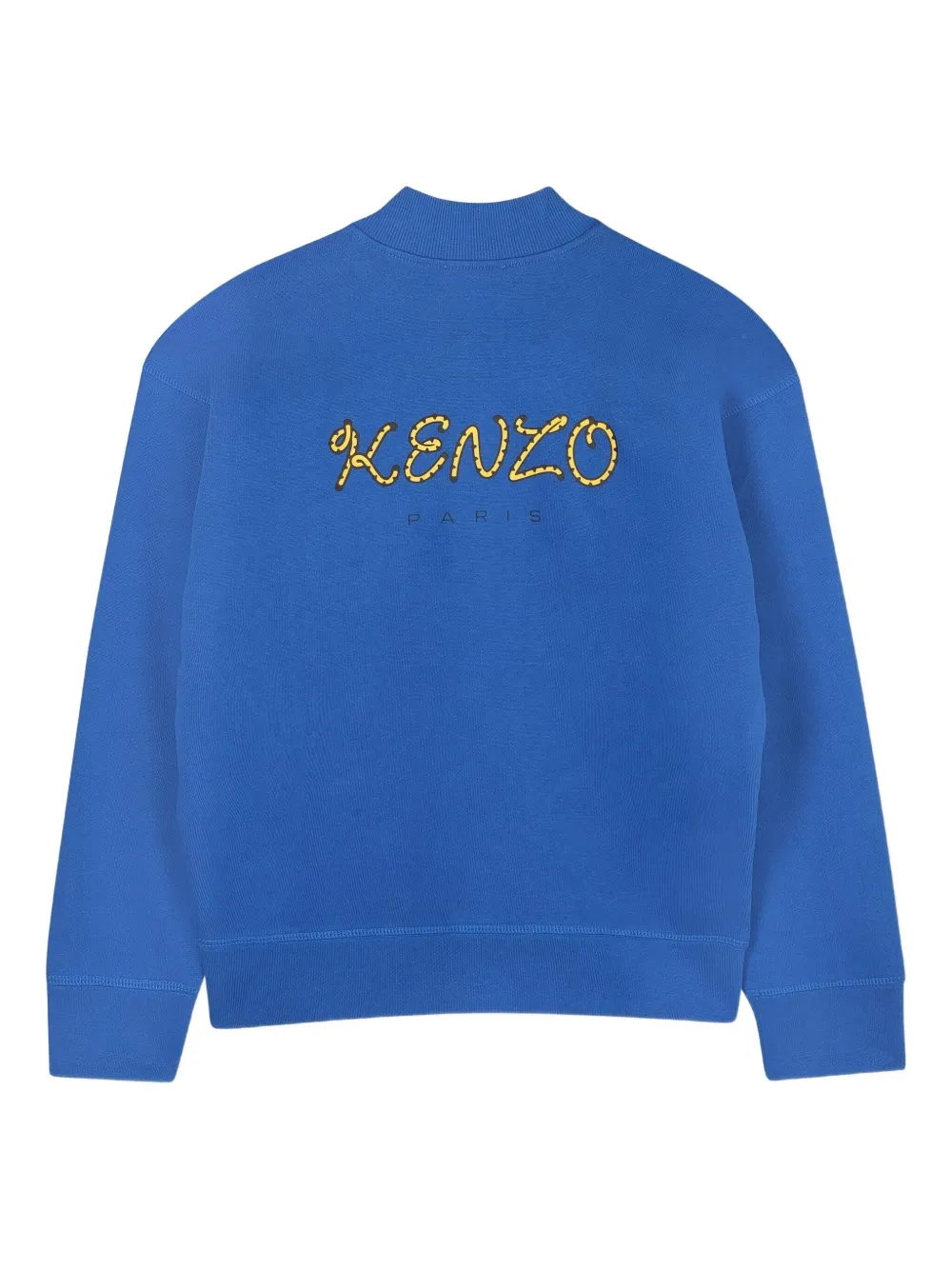 Толстовка с вышивкой Kenzo Kids, синий — фото 2