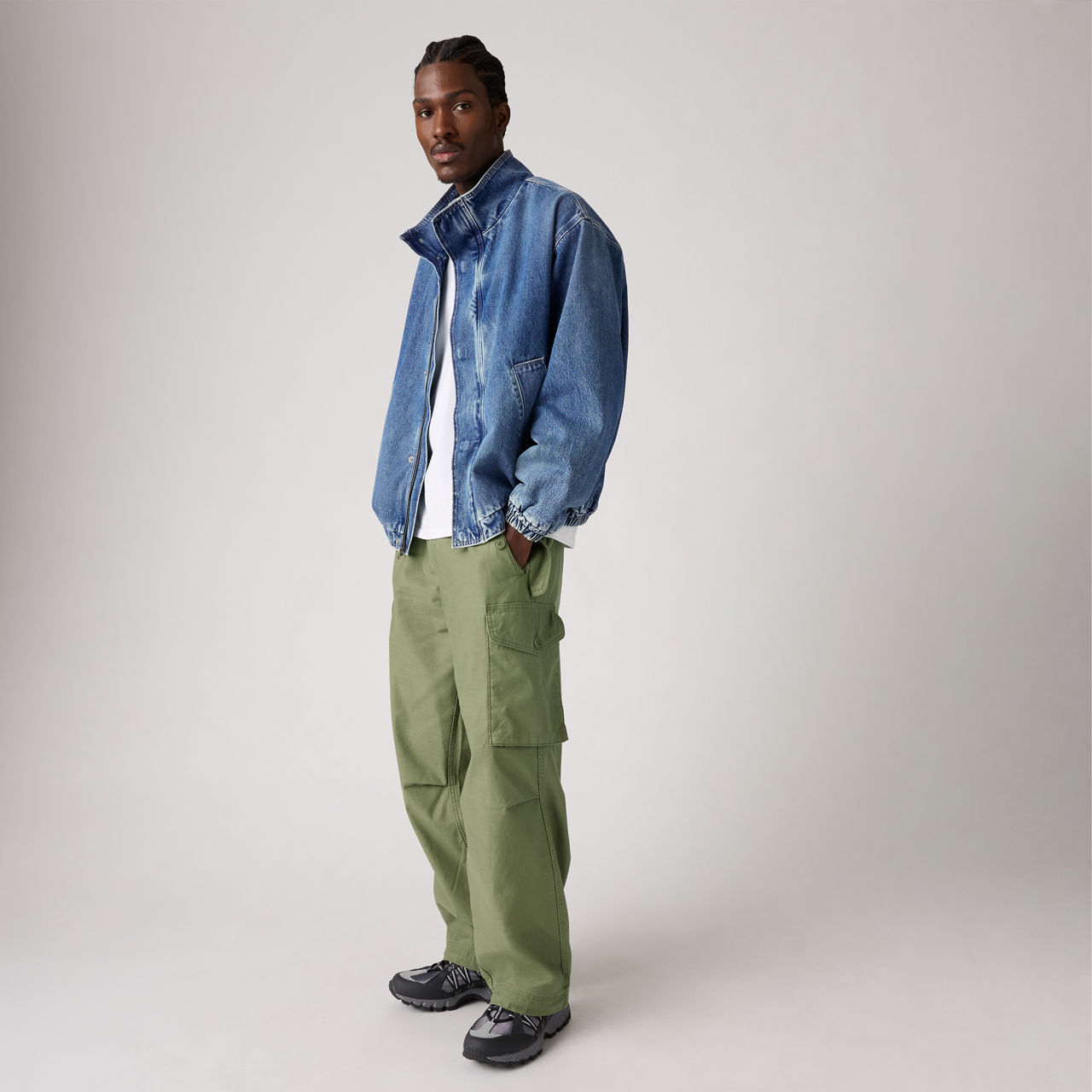 

Мужские брюки-карго Baggy Field Levi's, Four Leaf Clover - Green