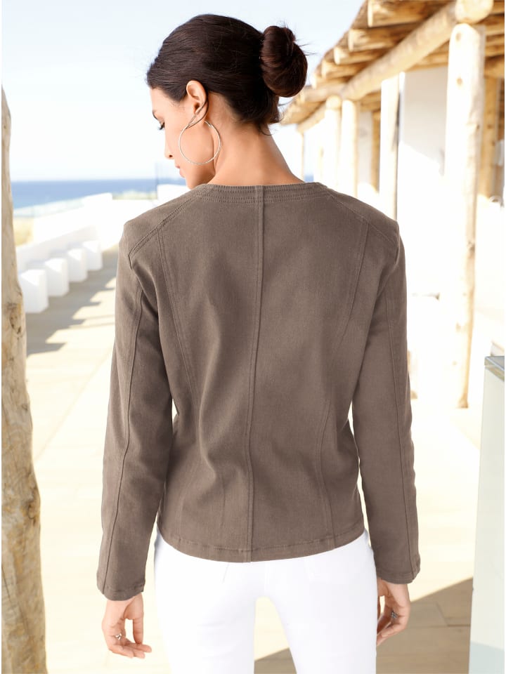 

WITT WEIDEN Джинсовый пиджак цвета таупе