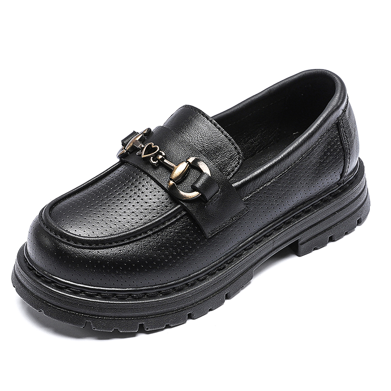 

Moffett Детские кожаные туфли Black для детей от 3 до 7 лет