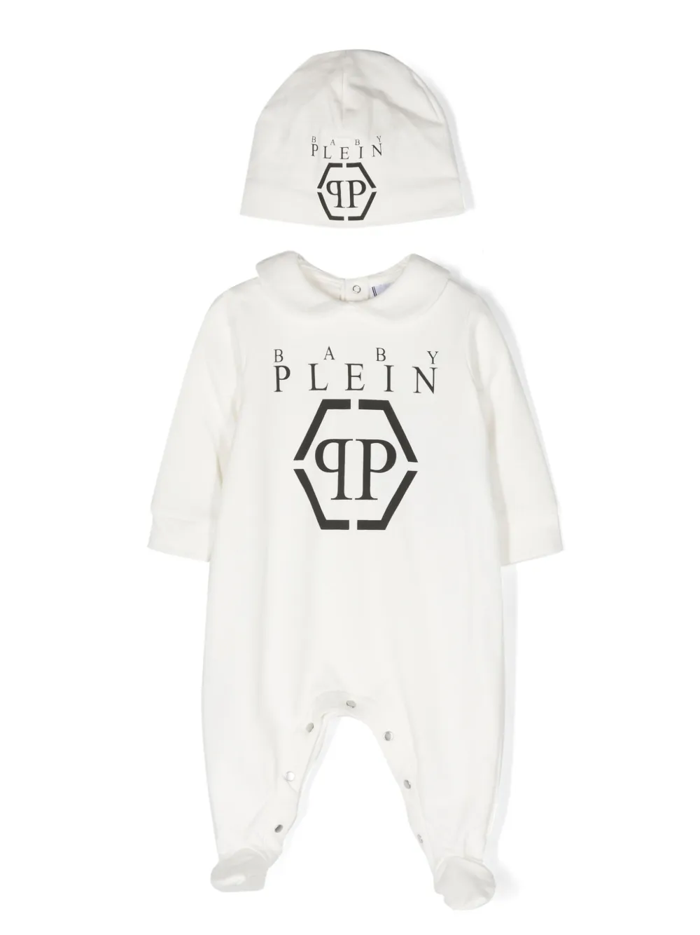 

Ромпер с логотипом Philipp Plein Junior, белый