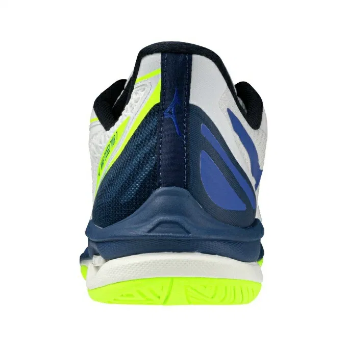 Мужские кроссовки для тенниса «Wave Exceed Tour 7 AC» от Mizuno, Wh/Bl/Ye — фото 4