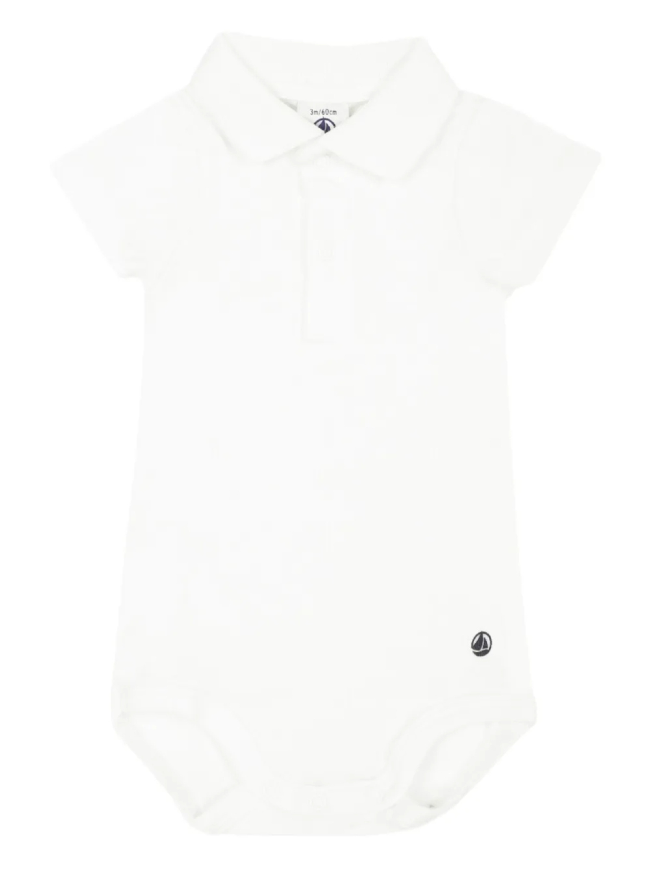 

Боди из хлопка Petit Bateau, белый