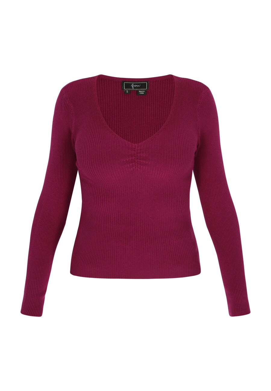 

Свитер faina Comfortable, бордовый