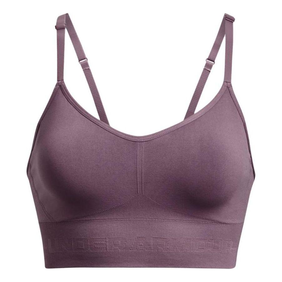 

Бюстгальтер (WMNS) Under Armour Train Seamless Low Sports Bra 'Dark Purple'