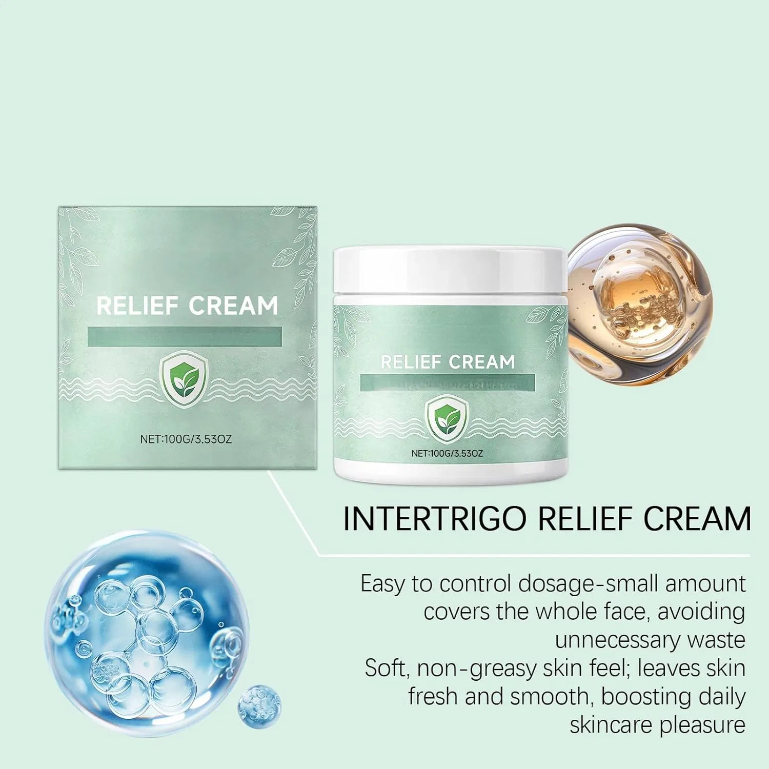 Дневной крем для кожи Intertrigo Skin Fold Care Chafing Cream, 1 шт., 100 г — фото 3