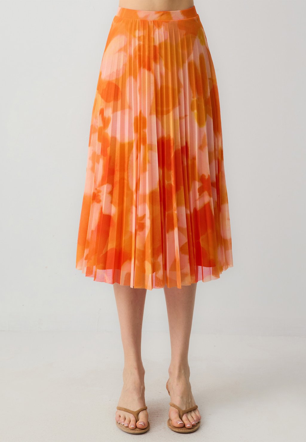 

Юбка А-силуэта Pleated skirt Jimmy Key, оранжевый