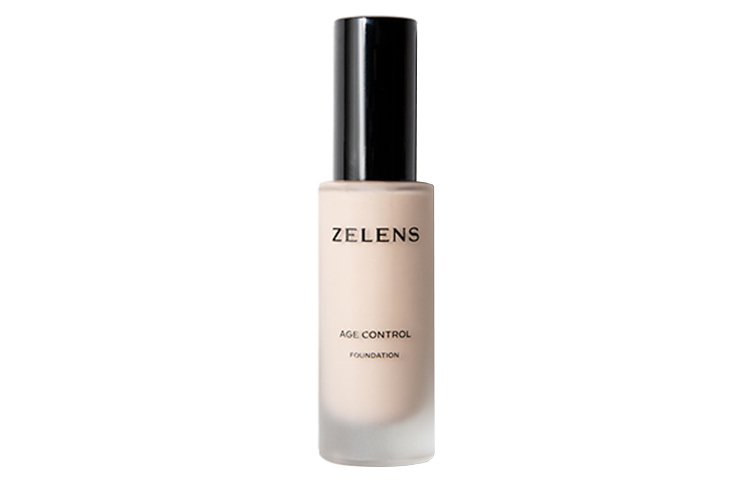 Zelens Сияющее антивозрастное жидкое тональное средство кремовая текстура осветление кожи выравнивание тона для сухой кожи 30мл — фото 2