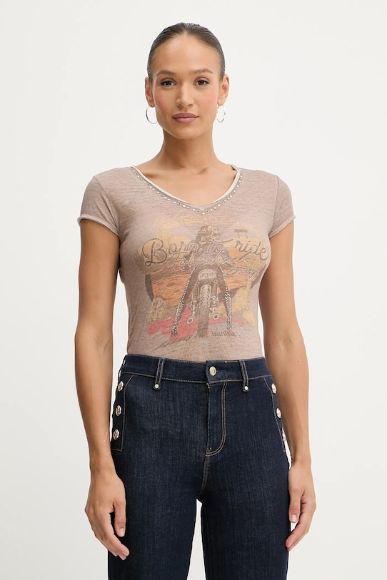 

Футболка Guess, бежевый