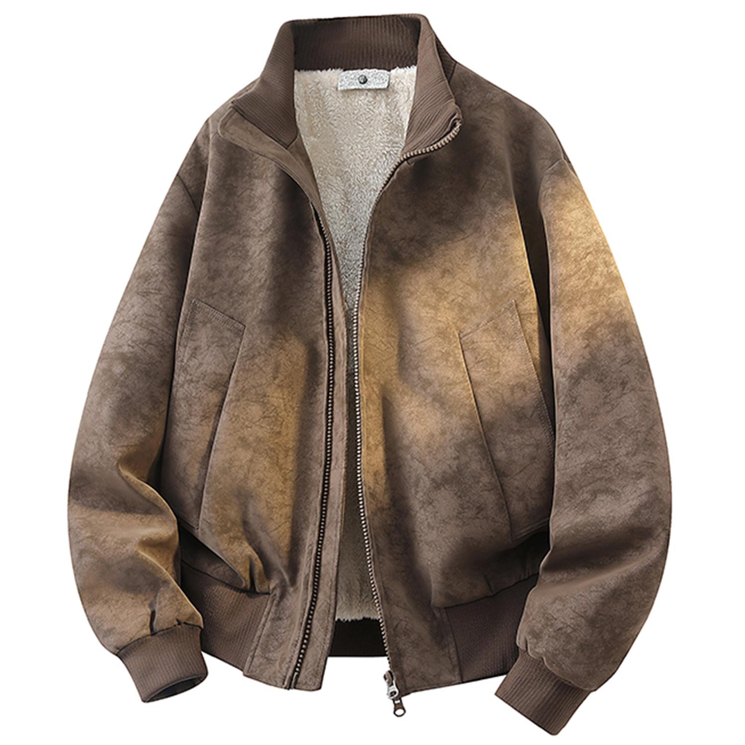 

Пуховик Unisex Lapel Thickened Puffer X1617, коричневый jacket puffer jacket