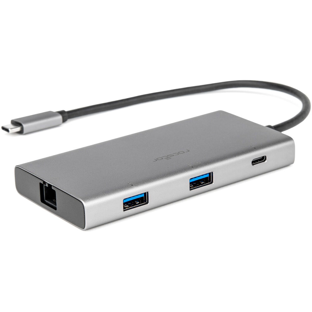 

Док-станция Rocstor 7-in-1 USB-C 3.2 Gen 1 Hub Y10P029-S1