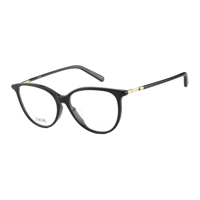 

DIOR Женская оправа для очков кошачий глаз из металла черная, Black