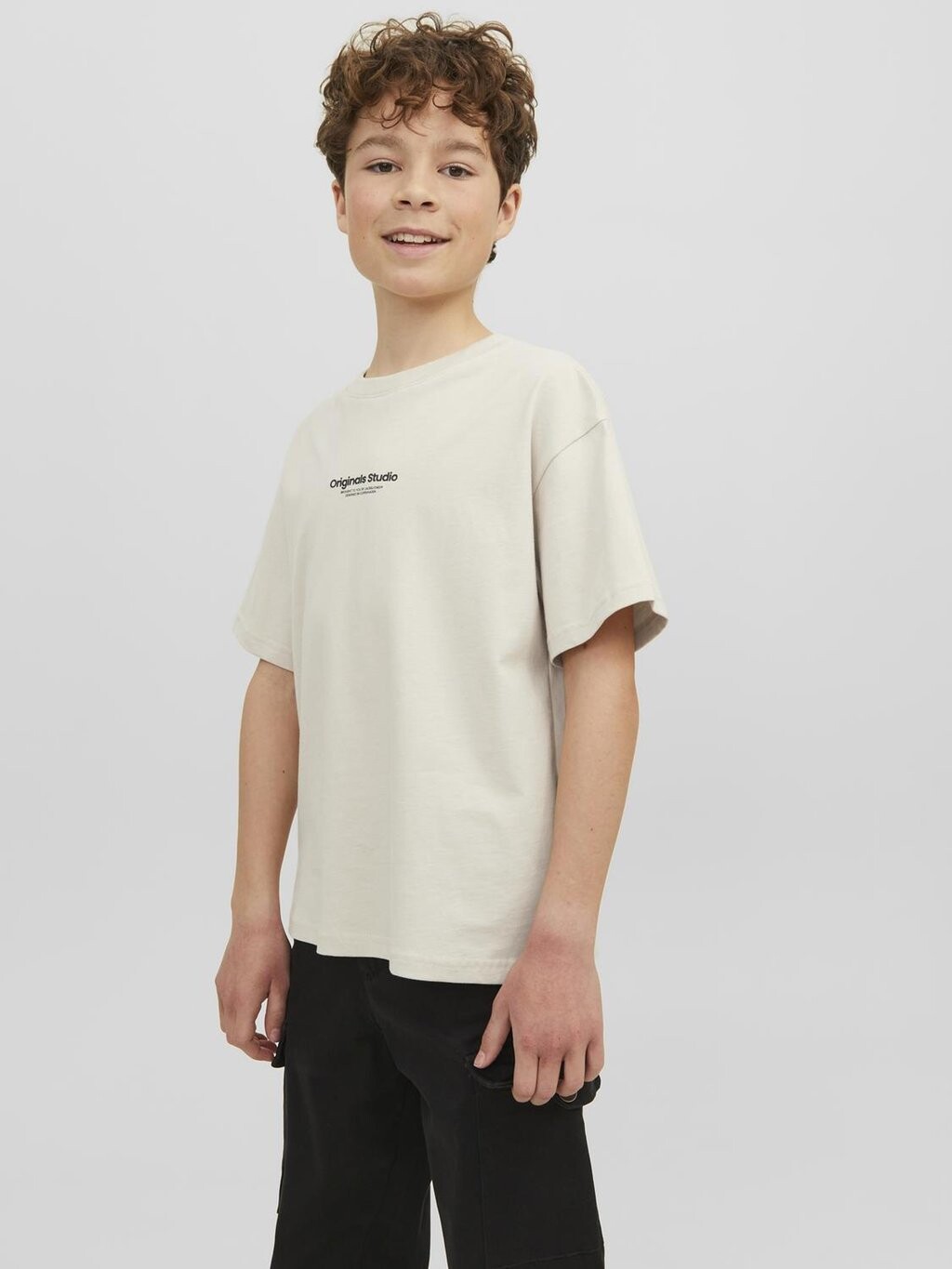

Футболка с принтом JORVESTERBRO CREW NECK Jack & Jones Junior, цвет moonbeam