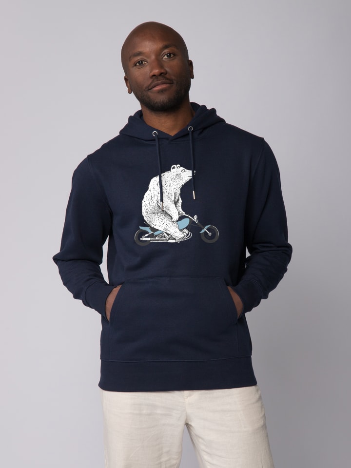 

Толстовка wat Apparel Sweatshirt Bär auf Bike, темно-синий