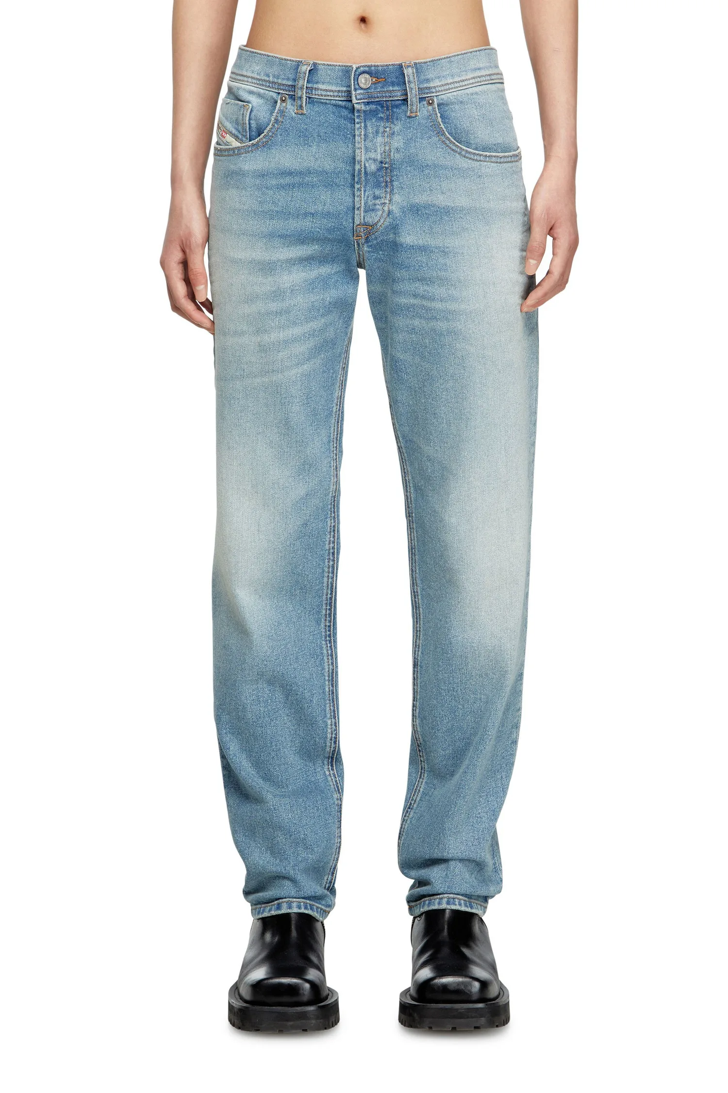 Мужские джинсовые брюки Regular 2023 D-FINITIVE, размер L.30 Diesel, Light Indigo Blue