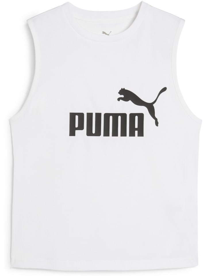 

Puma Спортивная футболка "ESS No.1 Logo Slim Tank" белого цвета, Белый, Puma Спортивная футболка "ESS No.1 Logo Slim Tank" белого цвета