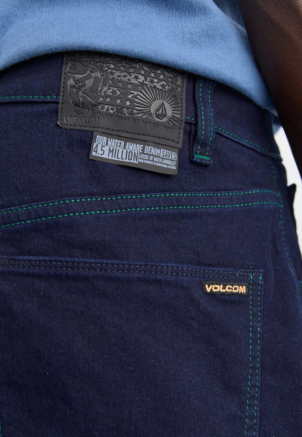 

Джинсы свободного кроя BILLOW Volcom, синий деним