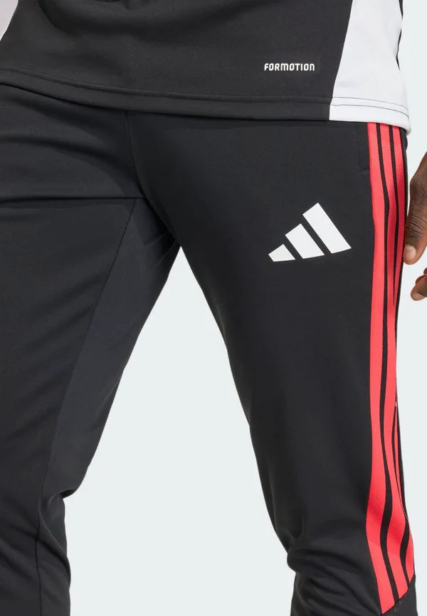 Спортивные штаны tiro 26 для соревнований Adidas Performance, Black/Semi Lucid Red — фото 3