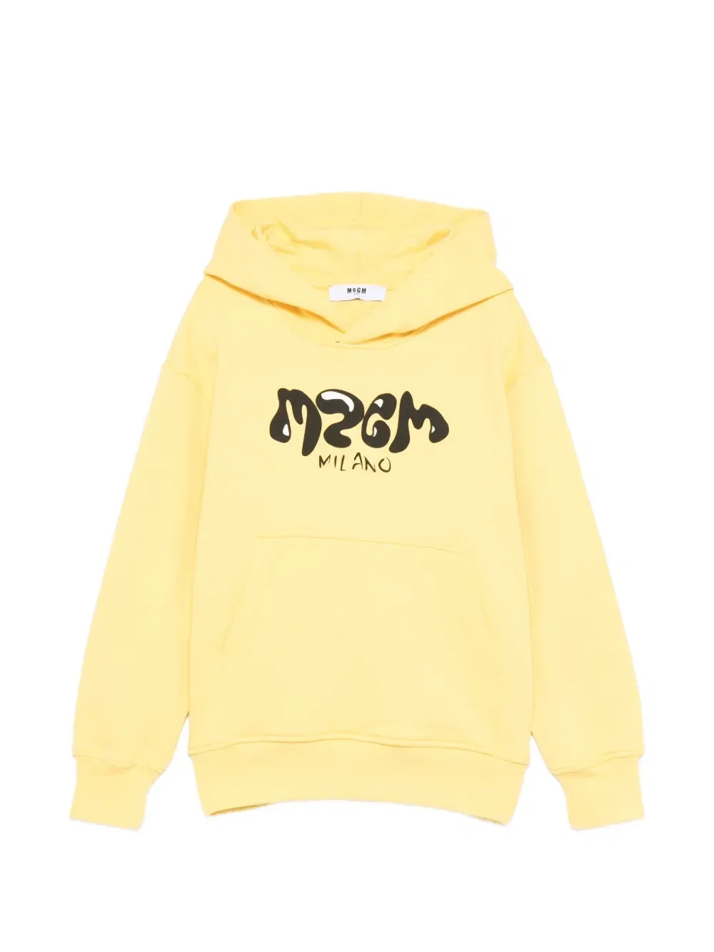 Худи с логотипом Msgm Kids, желтый