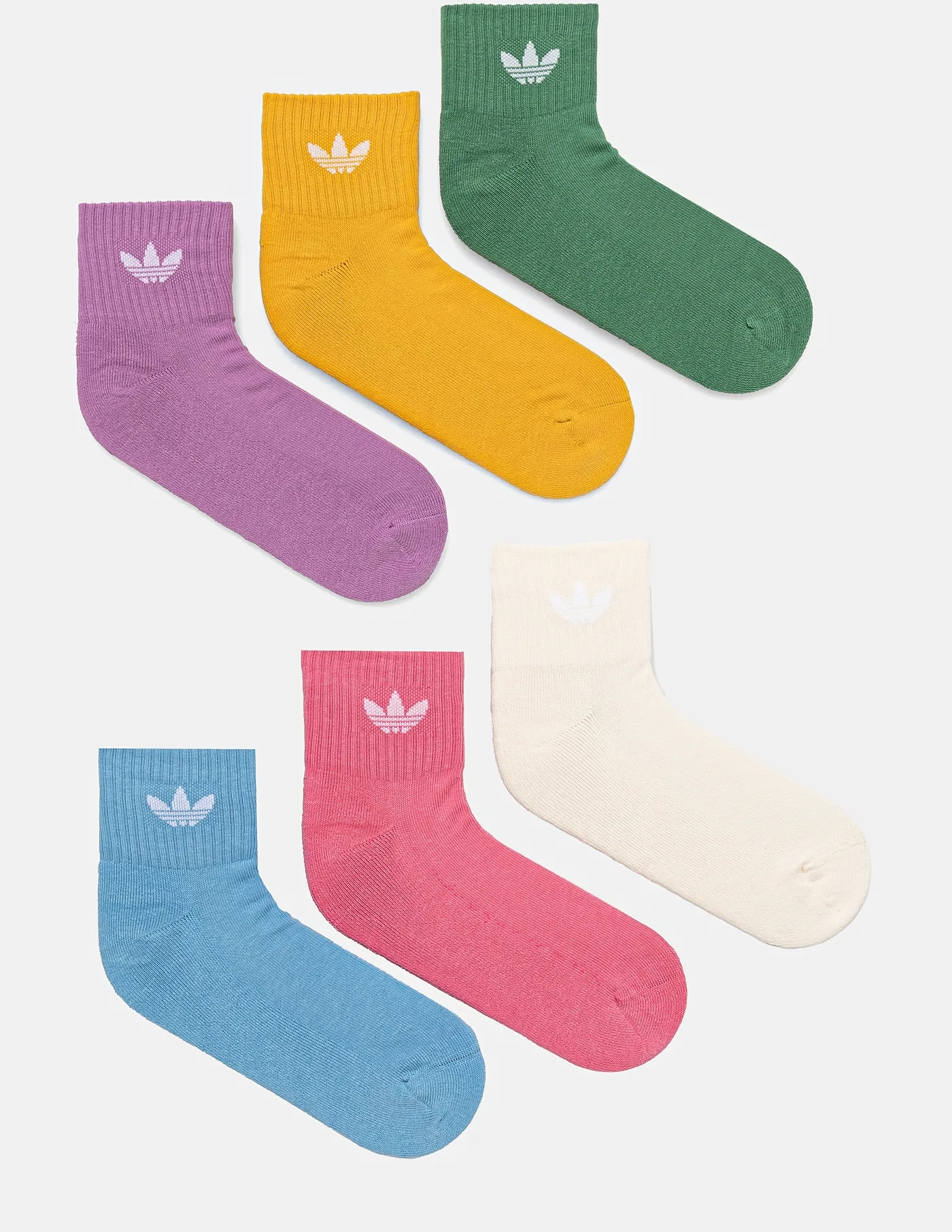 

6 упаковок носков adidas Originals, бежевый