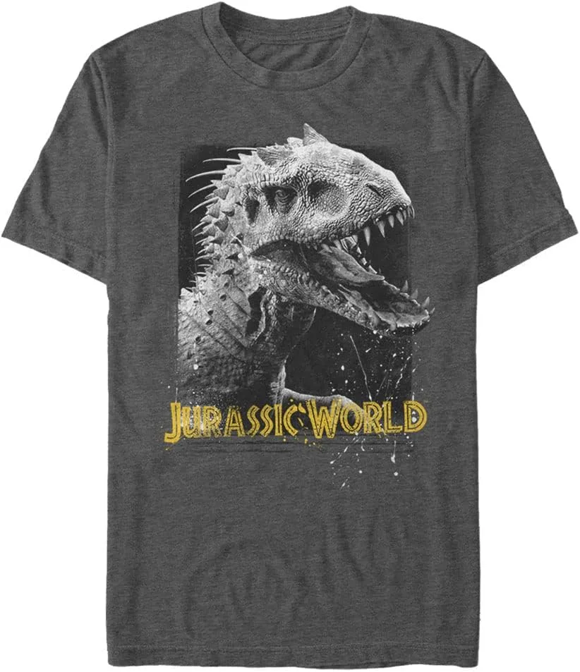 

Футболка Jurassic Park Big & Tall Jurassic World Indo Mug с коротким рукавом