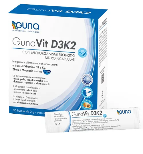 

Gunavit D3K2 30Stick 2G Здоровье костей и кишечника