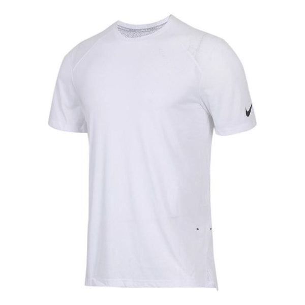 

Футболка Men's Nike Solid Color Round Neck Pullover Brand Logo Printing Sports Short Sleeve White T-Shirt, белый