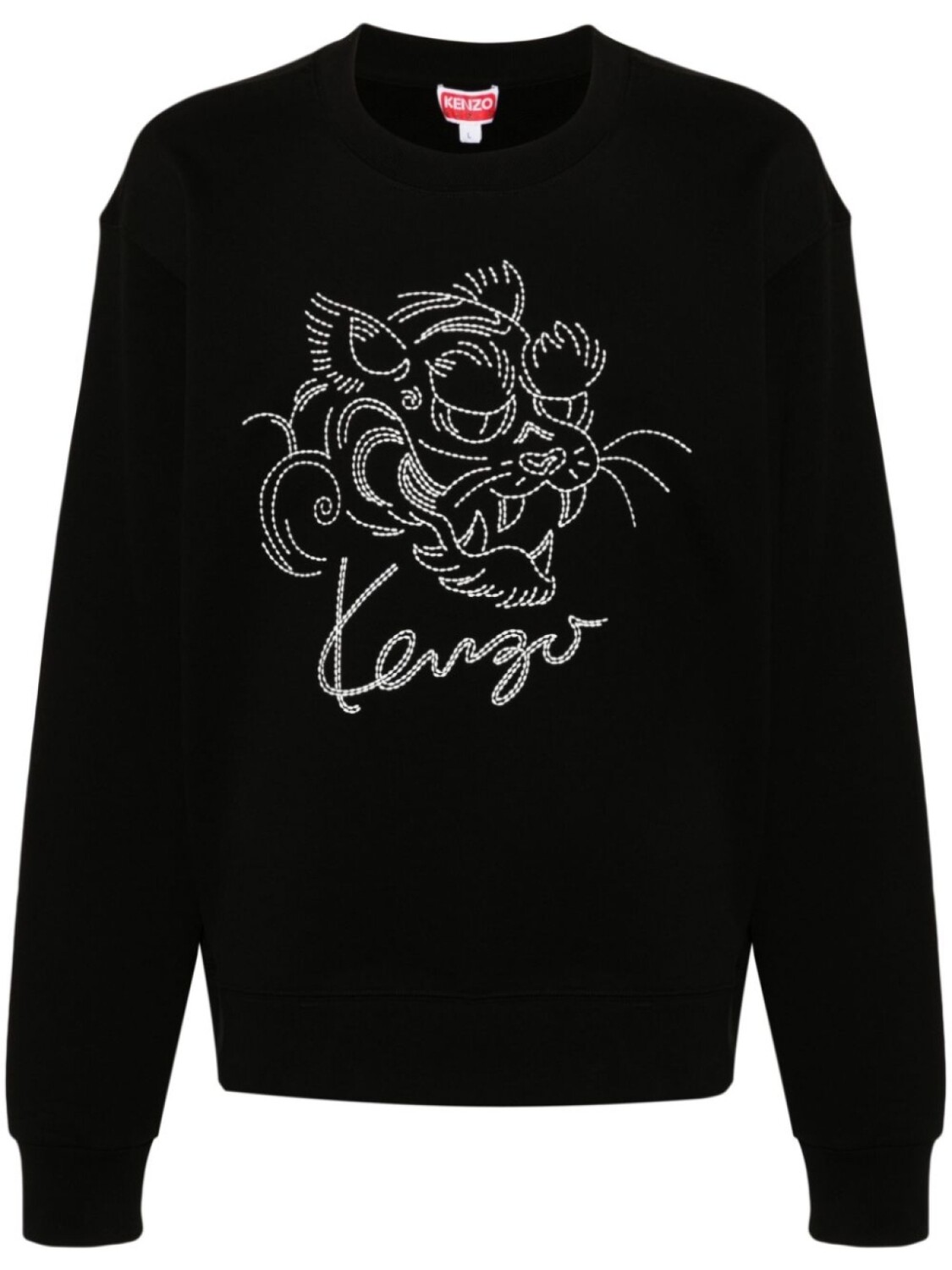

Kenzo толстовка с вышивкой, черный