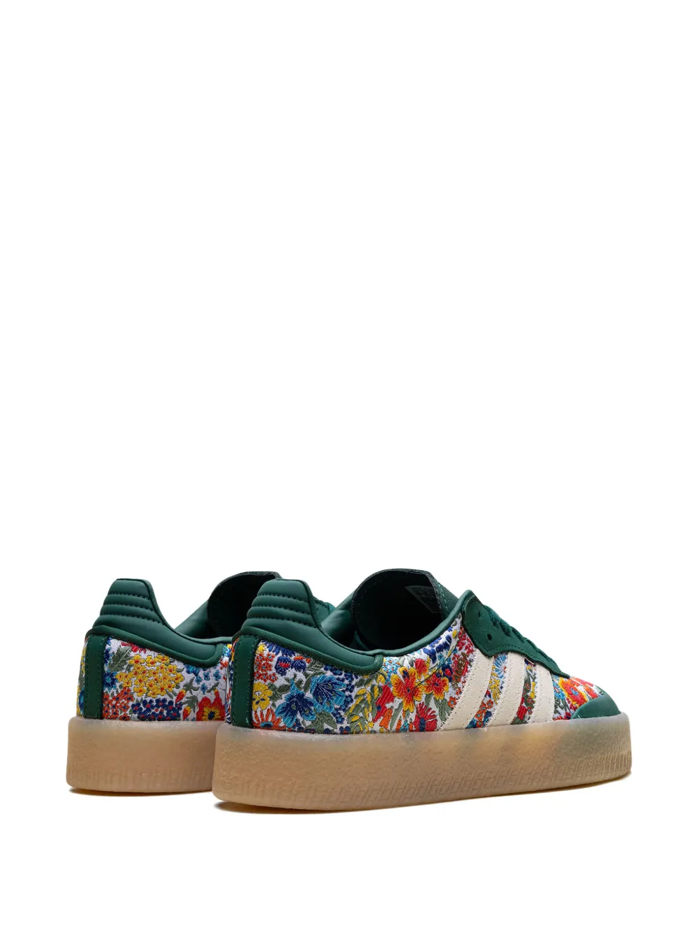 Кроссовки x Liberty London Sambae "Liberty London Collegiate Green" Adidas, зеленый — фото 3