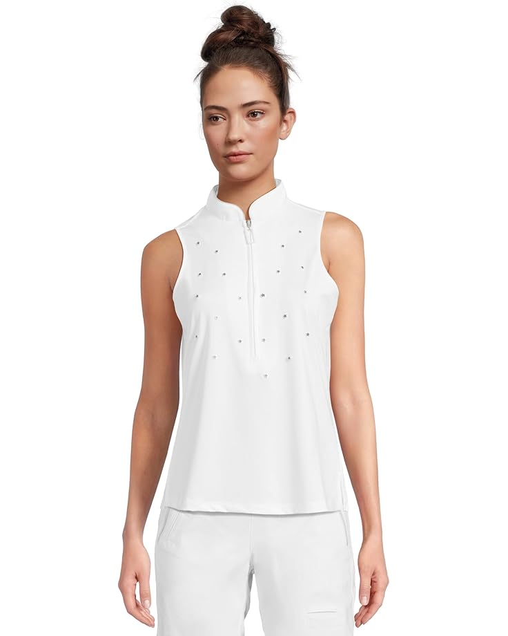 

Топ Jamie Sadock Star Embellished Sleeveless Top, цвет Sugar