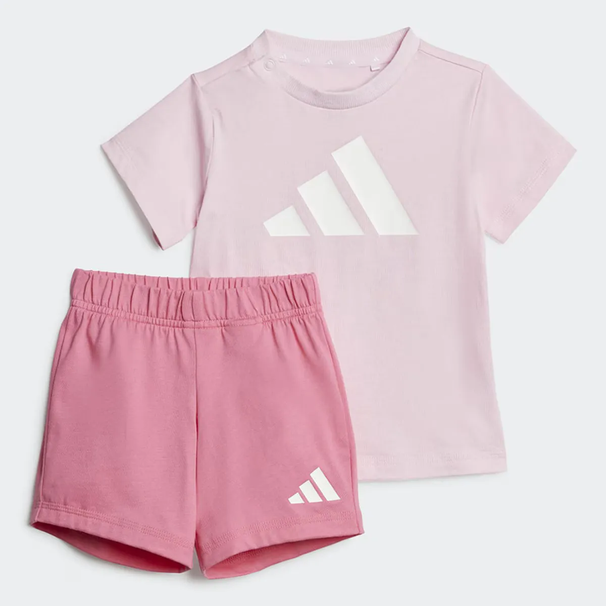 

Детский комплект из футболки и шорт Essentials Adidas, розовый