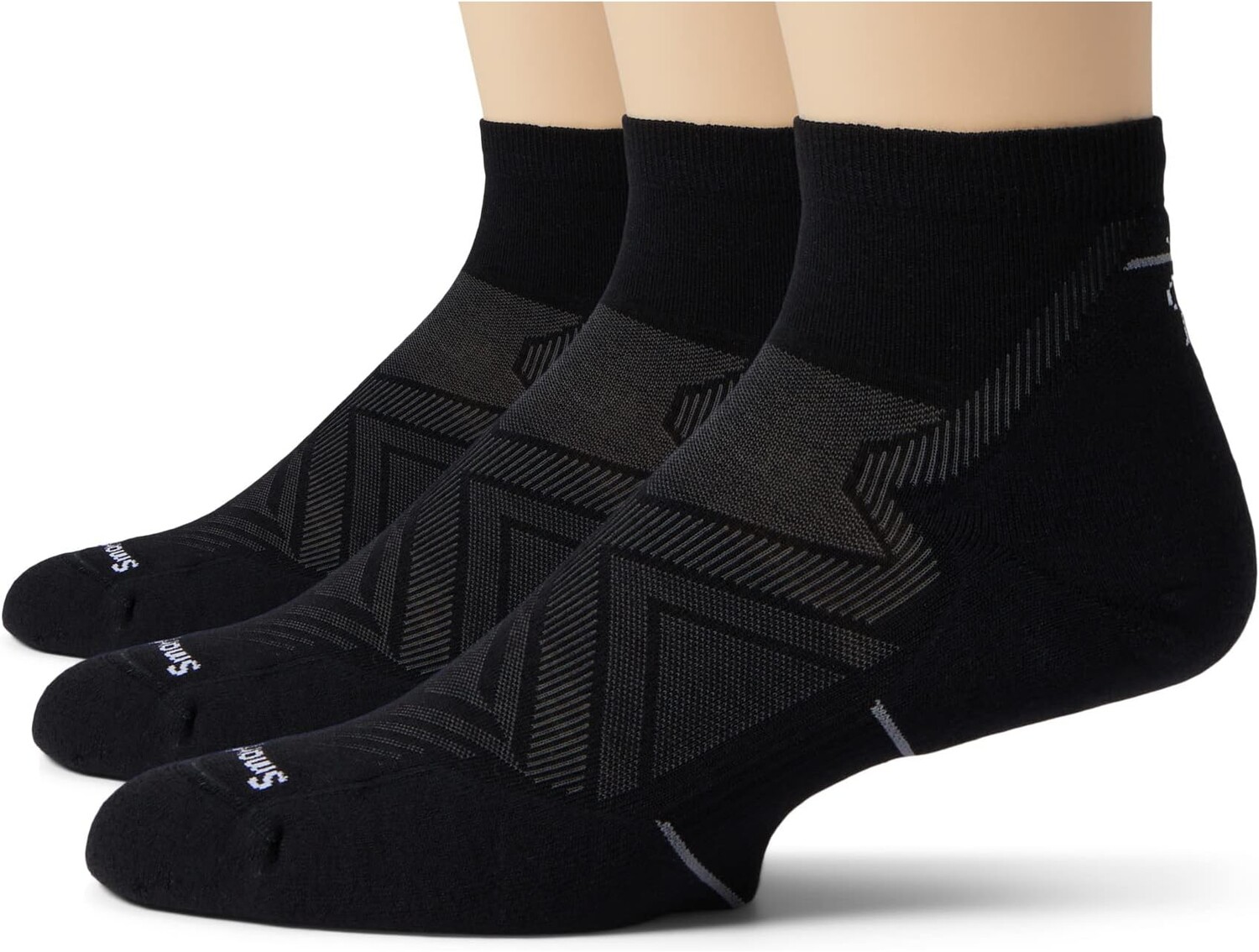 

Носки до щиколотки Run Targeted Cushion, 3 пары Smartwool, черный