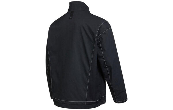 Куртка Men's adidas Martial Arts Series Stand Collar Sports Jacket Long Sleeves Autumn Black, мультиколор — фото 2