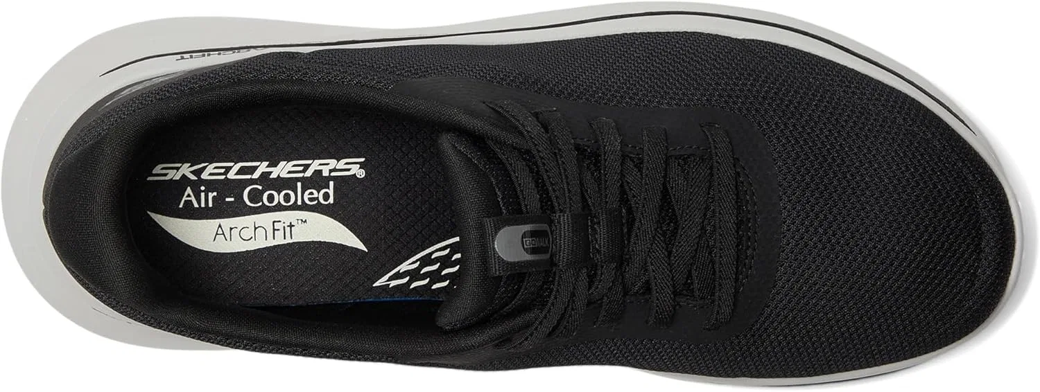 Мужские кроссовки Skechers Go Walk Arch Fit N-Joy Cullman, Black Grey — фото 2