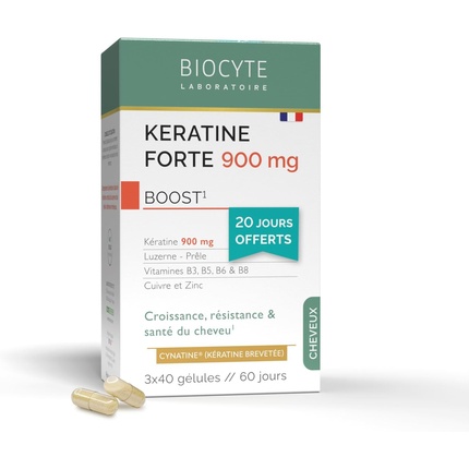 

Кератин Форте 900 мг - Рост, сила и здоровье волос Biocyte