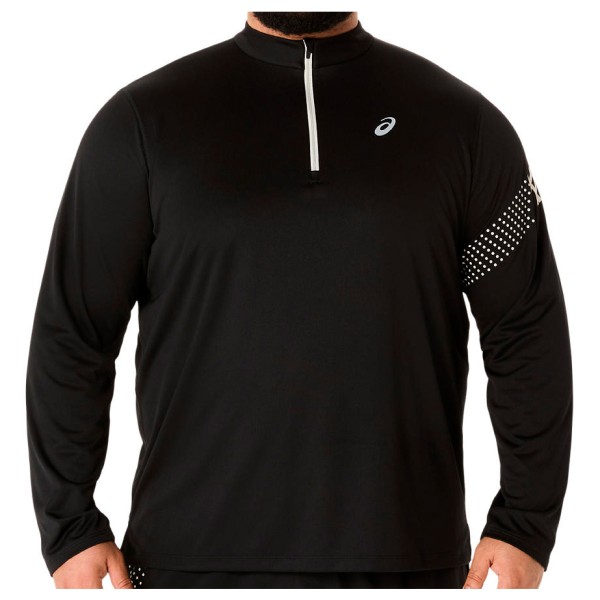 

Футболка для бега Asics Icon L/S с застежкой-молнией 1/2 дюйма Asics, черный