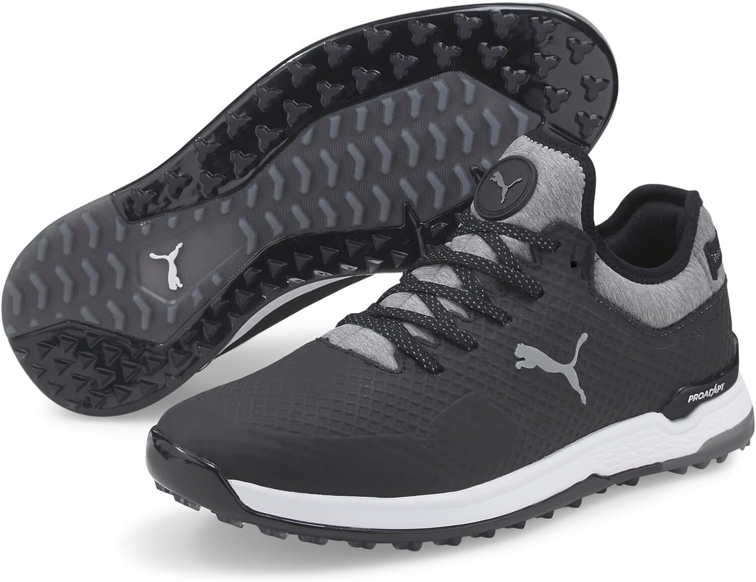 

Кроссовки Puma ProAdapt Alphacat Golf Shoes, цвет Puma Black/Puma Silver/Quiet Shade, Черный, Кроссовки Puma ProAdapt Alphacat Golf Shoes, цвет Puma Black/Puma Silver/Quiet Shade