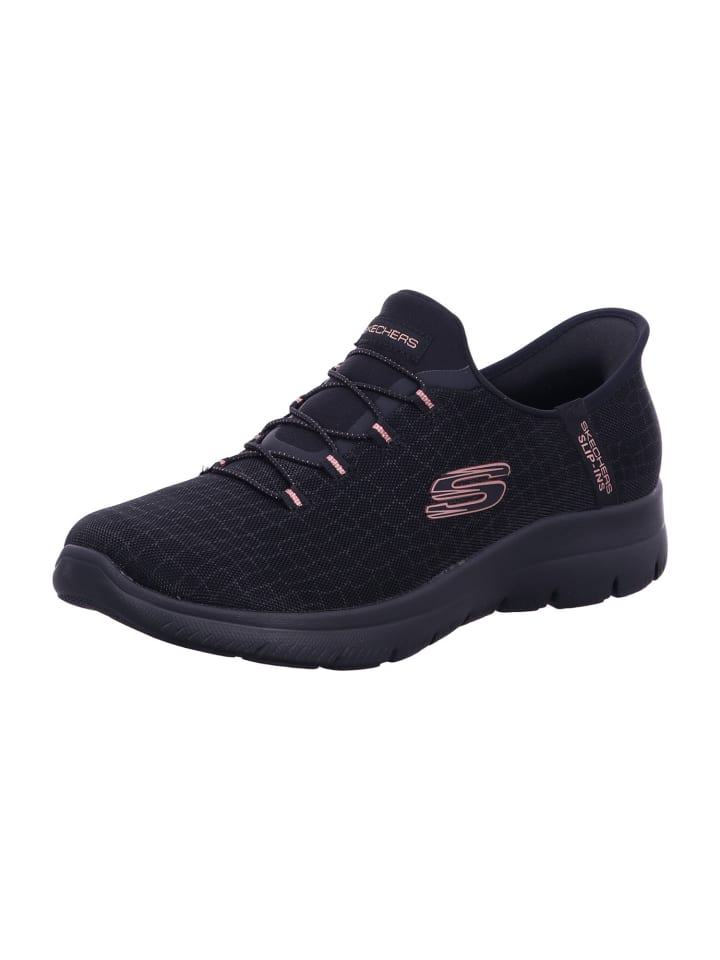 Элегантные туфли на шнуровке Skechers, черный